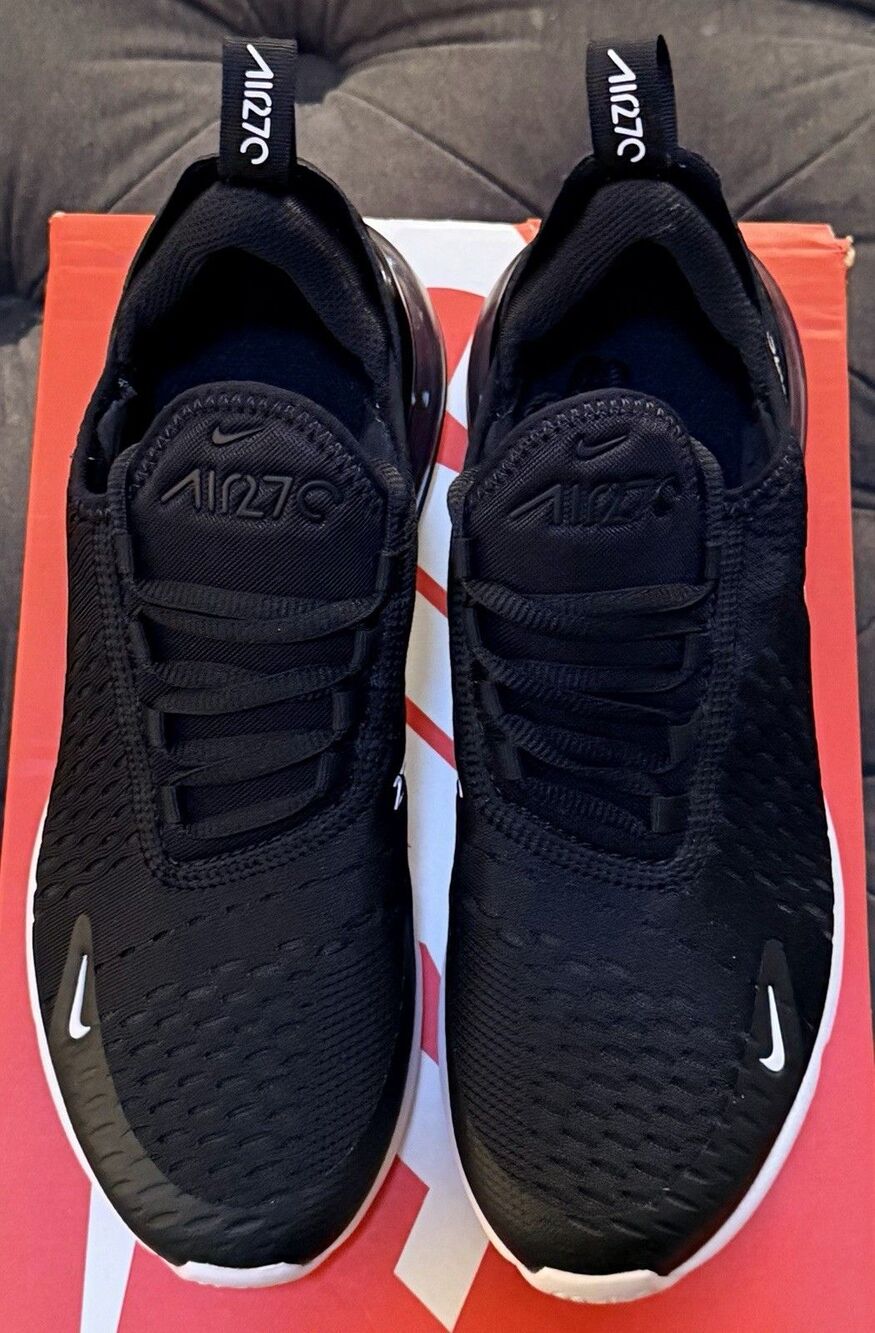 Nike Air Max 270 GS Black White - Picture 4 of 5